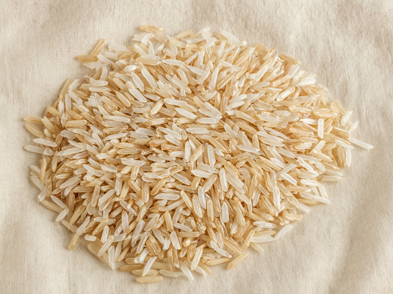 Raw and parboiled rice